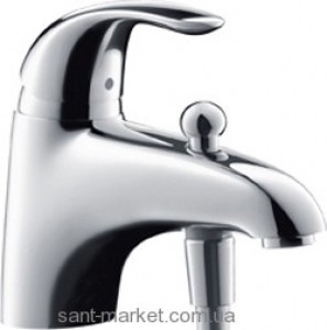 Змішувач для ванни одноважільний з коротким виливом Hansgrohe колекція Focus E хром 31751000