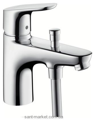 Смеситель для ванны однорычажный с коротким изливом Hansgrohe коллекция Focus хром 31938000