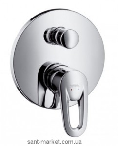 Смеситель скрытый (встраиваемый) Hansgrohe коллекция Metris Metropol E хром 14477000