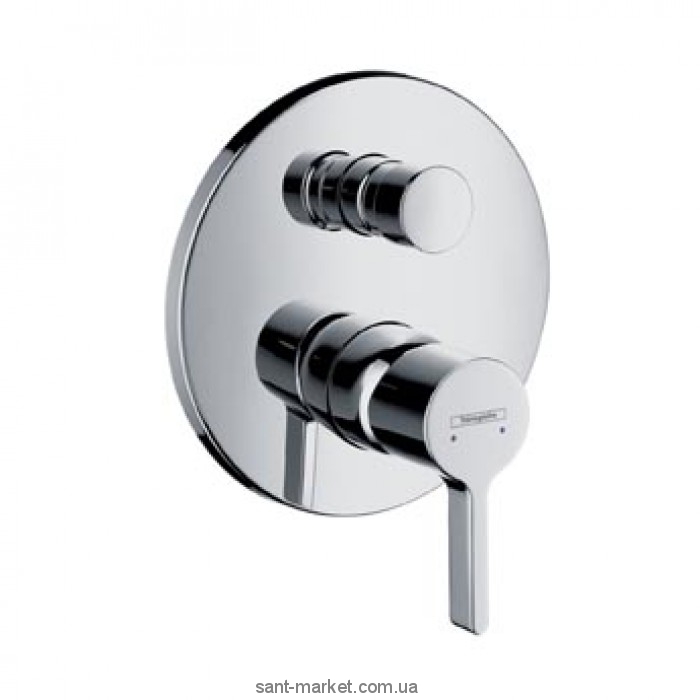 Смеситель скрытый (встраиваемый) Hansgrohe коллекция Metris S хром 31466000