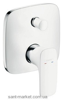 Смеситель скрытый (встраиваемый) Hansgrohe коллекция PuraVida хром/белый 15447400
