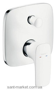 Смеситель скрытый (встраиваемый) Hansgrohe коллекция PuraVida хром/белый 15445400