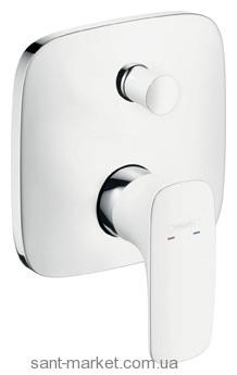 Смеситель скрытый (встраиваемый) Hansgrohe коллекция PuraVida хром/белый 15445400
