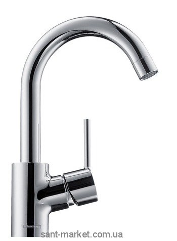 Змішувач для раковини одноважеля з донним клапаном Hansgrohe колекція Talis S хром 32073000