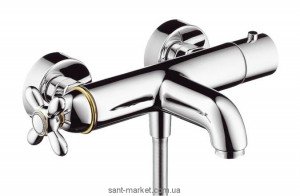 Смеситель с термостатом двухвентильный Hansgrohe коллекция Axor Carlton хром/золото 17241090