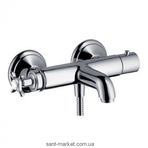 Смеситель с термостатом двухвентильный Hansgrohe коллекция Axor Montreux хром 16241000