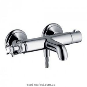 Змішувач з термостатом двухвентильний Hansgrohe колекція Axor Montreux хром 16241000