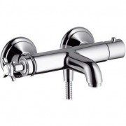 Змішувач з термостатом двухвентильний Hansgrohe колекція Axor Montreux нікель 16241820