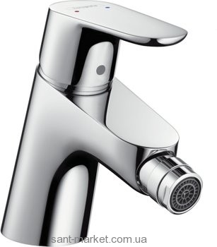 Hansgrohe FOCUS Однорычажный смеситель для биде с фиксацией сливного гарнитура 31922000