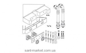 Hansgrohe PHARO SHOWERPANEL Угловой монтажный набор 26214000