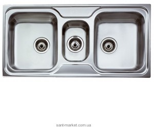 Мойка для кухни прямоугольная Teka CLASSIC 2 1/2 B  2.5 чаши  врезная  нержавеющая сталь  хром 10119080