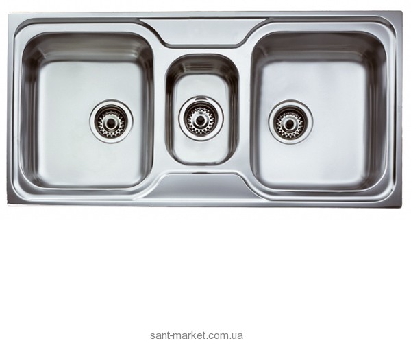 Мойка для кухни прямоугольная Teka CLASSIC 2 1/2 B  2.5 чаши  врезная  нержавеющая сталь  хром 10119080