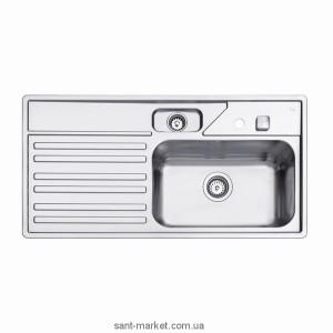 Мийка для кухні прямокутна Teka Pento Basic (L) 1 чаша і ємність для розморожування крило праворуч врізна нержавіюча сталь хром 88280