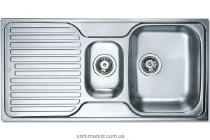 Мийка для кухні прямокутна Teka PRINCESS 1 1/2 B 1D 1.5 чаші обертається крило врізна нержавіюча сталь хром 30000174