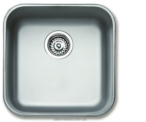 Мийка для кухні квадратна Teka BE 40.40 (18) під стільницю нержавіюча сталь хром полірована 10125005