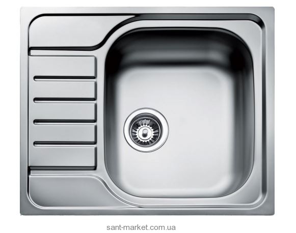 Мийка для кухні прямокутна Teka UNIVERSAL 580.500 1B 1D обертається крило врізна нержавіюча сталь хром Мікротекстура 30000061