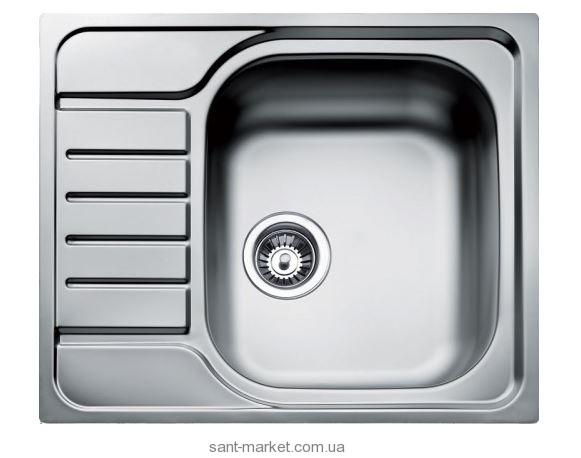Мойка для кухни прямоугольная Teka UNIVERSAL 580.500 1B 1D оборачиваемое крыло  врезная  нержавеющая сталь  хром микротекстура 30000061