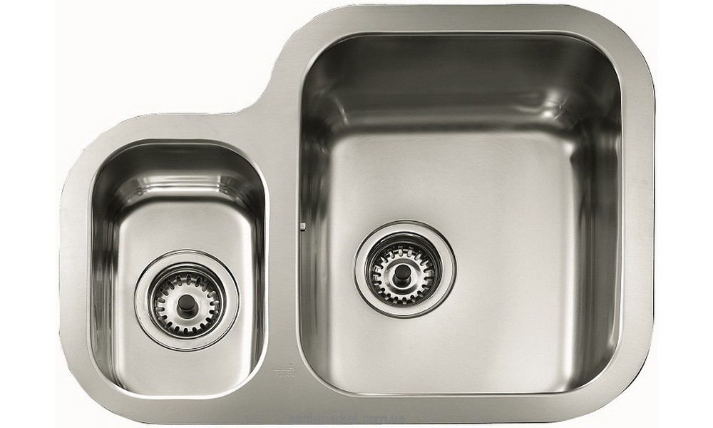 Мойка для кухни асимметричная Teka BE 1 1/2 B 625 L  1.5 чаши  врезная  нержавеющая сталь  хром полированная 10125054