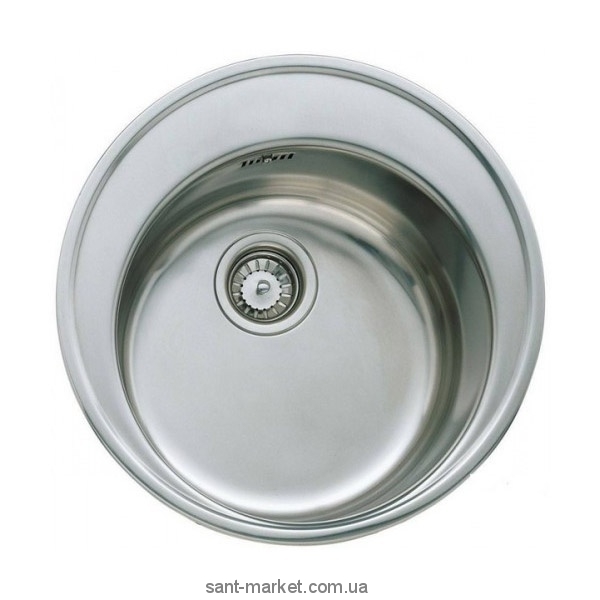 Мийка для кухні кругла Teka Basico врізна нержавіюча сталь хром Мікротекстура 10124027