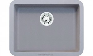Мойка для кухни прямоугольная TEKA Radea 450/325 TG под столешницу  гранит  серый агат 88650