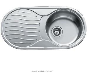 Мийка для кухні овальна Teka DR 80 1B 1D обертається крило врізна нержавіюча сталь хром 10110007