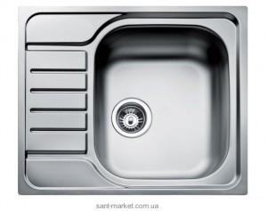 Мийка для кухні прямокутна Teka UNIVERSAL 580.500 1B 1D обертається крило врізна нержавіюча сталь хром Мікротекстура 30000061