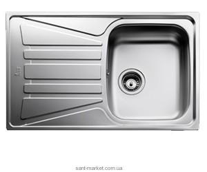 Мийка для кухні прямокутна Teka Basico 79 1B 1D обертається крило врізна нержавіюча сталь хром Мікротекстура 10124002