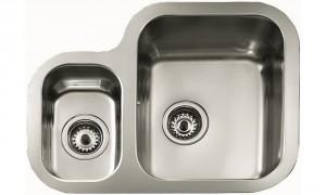 Мийка для кухні асиметрична Teka BE 1 1/2 B 625 L 1.5 чаші врізна нержавіюча сталь хром полірована 10125054