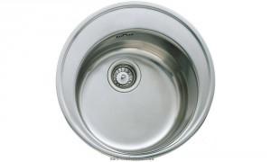 Мийка для кухні кругла Teka Basico врізна нержавіюча сталь хром матова 10124021