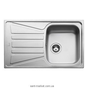 Мойка для кухни прямоугольная Teka Basico 79 1B 1D оборачиваемое крыло  врезная  нержавеющая сталь  хром матовая 10124019