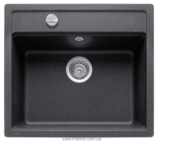 Мойка для кухни прямоугольная TEKA MENORCA 60S TG врезная  гранит  чёрный металлик 88244