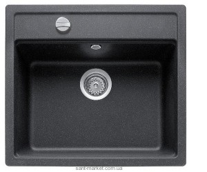 Мийка для кухні прямокутна TEKA MENORCA 60S TG врізна граніт чорний металік 88244