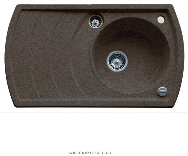 Мойка для кухни нестандартная TEKA ZENO 45B TG оборачиваемое крыло  врезная  гранит  темно-коричневая 88532