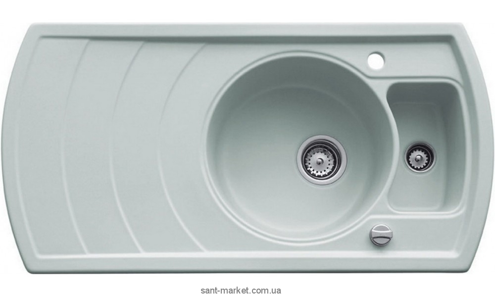 Мийка для кухні нестандартна TEKA ZENO 60B TG 1.5 чаші обертається крило врізна граніт біла 88515