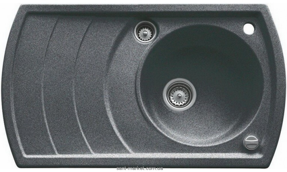 Мийка для кухні нестандартна TEKA ZENO 45B TG обертається крило врізна граніт чорний металік 88529