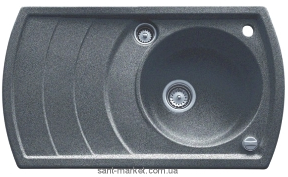 Мойка для кухни нестандартная TEKA ZENO 45B TG оборачиваемое крыло  врезная  гранит  серый металлик 88528