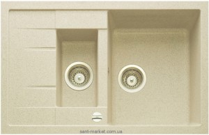 Мойка для кухни прямоугольная TEKA ASTRAL 60 B-TG  1.5 чаши  оборачиваемое крыло  врезная  гранит  топаз 88926