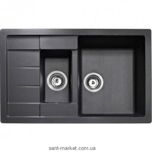 Мойка для кухни прямоугольная TEKA ASTRAL 60 B-TG  1.5 чаши  оборачиваемое крыло  врезная  гранит  антрацит 88930