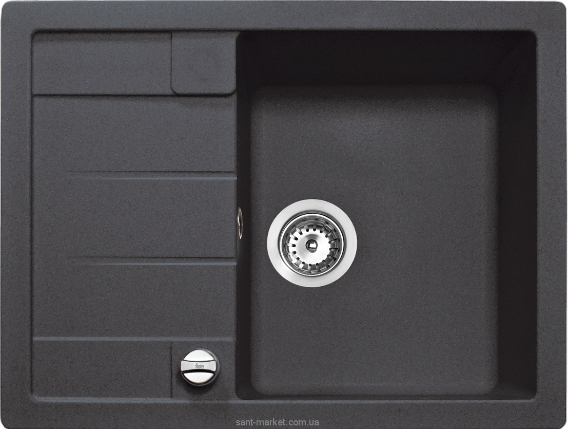 Мийка для кухні прямокутна TEKA ASTRAL 45 B-TG обертається крило врізна граніт чорний металік 88947