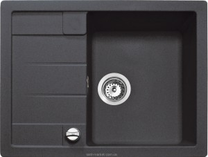 Мийка для кухні прямокутна TEKA ASTRAL 45 B-TG обертається крило врізна граніт чорний металік 88947