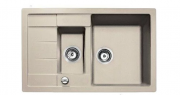 Мийка для кухні прямокутна TEKA ASTRAL 60 B-TG 1.5 чаші обертається крило врізна граніт пісок 88924