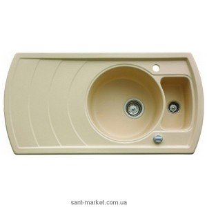 Мойка для кухни нестандартная TEKA ZENO 60B TG  1.5 чаши  оборачиваемое крыло  врезная  гранит  топаз 88517