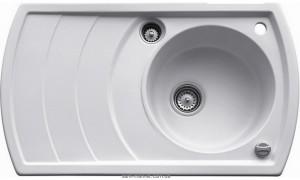 Мийка для кухні нестандартна TEKA ZENO 45B TG обертається крило врізна граніт біла 88524