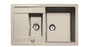 Мийка для кухні прямокутна TEKA ASTRAL 60 B-TG 1.5 чаші обертається крило врізна граніт пісок 88924