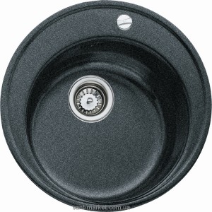 Мийка для кухні кругла TEKA CENTROVAL 45 TG врізна граніт антрацит 88816