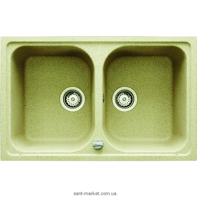 Мойка для кухни прямоугольная TEKA ALBA 90B TG  2 чаши  врезная  гранит  топаз 88750