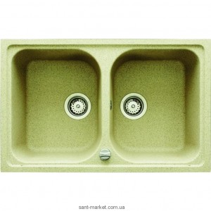 Мийка для кухні прямокутна TEKA ALBA 90B TG 2 чаші врізна граніт топаз 88750