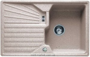 Мойка для кухни прямоугольная TEKA CASCAD 45B TG оборачиваемое крыло  врезная  гранит  алебастр 40143107