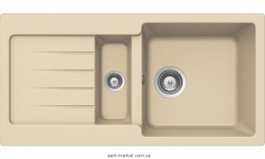 Мийка для кухні прямокутна TEKA KEA 60 B-TG 1.5 чаші обертається крило врізна граніт топаз 88840