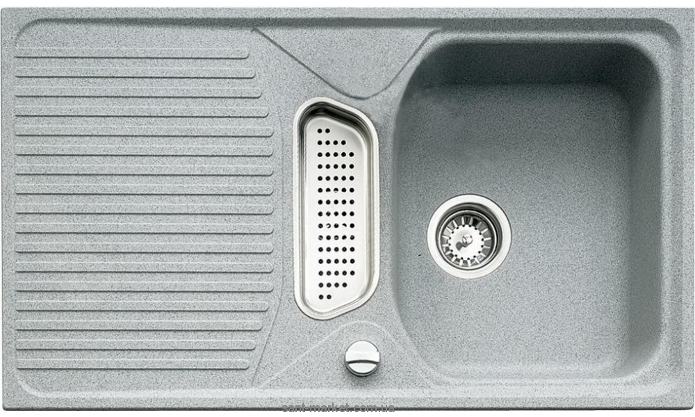 Мойка для кухни прямоугольная TEKA TEXINA 50B TG оборачиваемое крыло  врезная  гранит  серый агат 87446